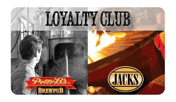 Peter B’s Brewpub and Jacks Restaurant & Lounge To Launch Its First Ever Loyalty Club Program